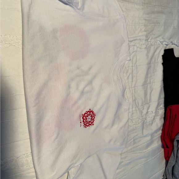 NATURAL LIFE White Tee with Red Graphic - Picture 2 of 6